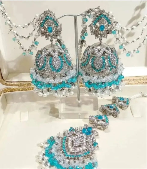 Very pretty Hotselling noratan jhumka tika
